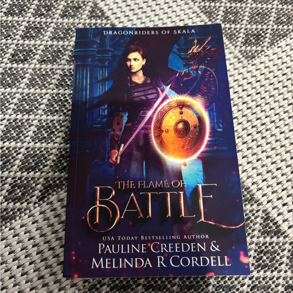 SIGNED OOP The Flame of Battle by Pauline Creeden & Melinda R Cordell